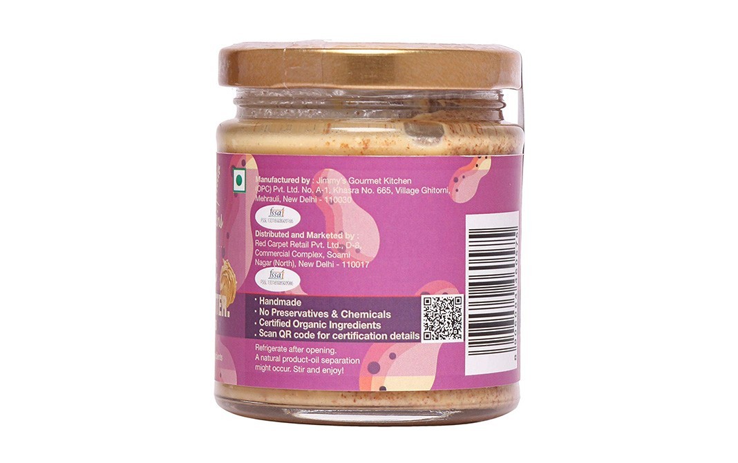 Organic Origins Peanut Butter. Crunchy. Unsweetened   Glass Jar  200 grams